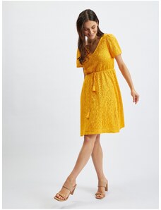 Orsay Yellow Women Patterned Φόρεμα - Γυναικεία