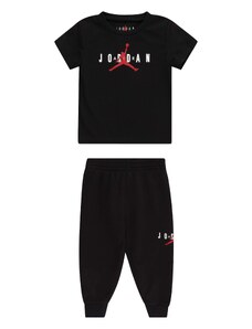 Jordan Φόρμα τρεξίματος κόκκινο / μαύρο / λευκό