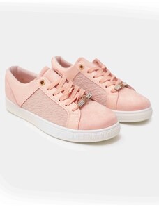 KEL SHOES Γυναικεία Sneakers Kel Shues ροζ με μεταλλική λεπτομέρεια