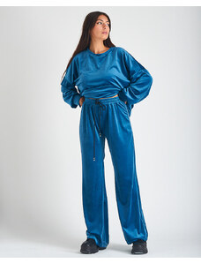Beltipo γυναικεία φόρμα μπλουζα παντελόνι λάστιχο μπλε