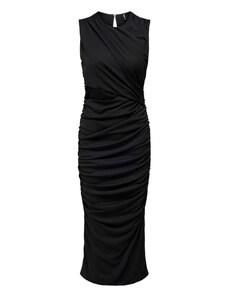 ONLY Φορεμα Onlfox S/L Ruching Long Dress Jrs 15289462 C-N10 black