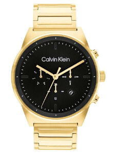 CALVIN KLEIN Force Chronograph - 25200294, Gold case with Stainless Steel Bracelet