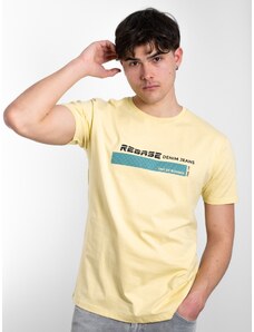 REBASE T-Shirt Ανδρικό RTS-200 - Κίτρινο - 008005