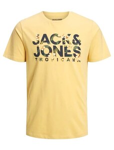 Ανδρικό T-Shirt Jack & Jones 12224688 Κίτρινο
