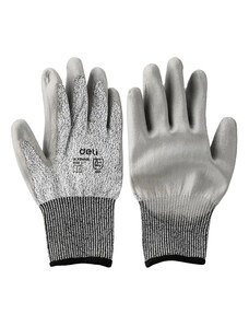 UMIDIGI DELI γάντια εργασίας DL521043L, ανθεκτικά σε κοψίματα, L, γκρι