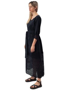 Φορέματα Γυναικεία Ioanna Kourbela Μαύρο "Alive Opulence" Midi Dress