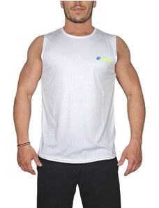 Αμάνικο μπλουζάκι dry-fit LOTTO σε λευκό χρώμα - Extra Large