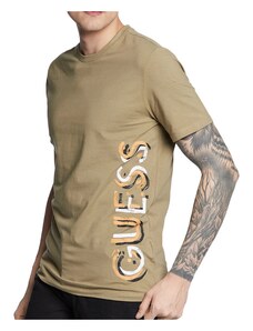 Guess Ανδρικό Τ-Shirt Λαδί M3GI22J1314-G1ED