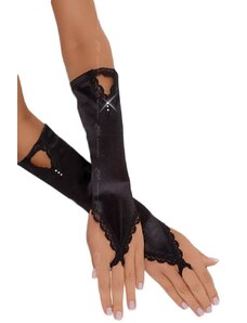 Softland Γάντια Σατέν Μαύρα - Gloves SFL7710-Β
