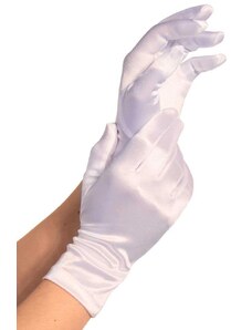 Γάντια - Leg Avenue Wrist Length Satin Gloves Λευκά LG-2B-White
