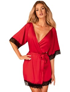 Γυναικεία ρόμπα - Obsessive Sensuelia robe Κόκκινη OB9835