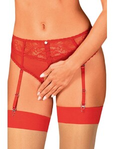 Γυναικείο Εσώρουχο Ζαρτιέρα - Obsessive Dagmarie Garter Panties Κόκκινο OB9223