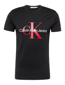 Calvin Klein Jeans Μπλουζάκι κόκκινο / μαύρο / λευκό