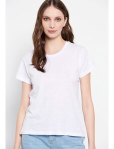 FUNKY BUDDHA Essential t-shirt με στρογγυλή λαιμόκοψη
