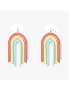 IOANNAM jewelry Rainbow – Plexiglass σκουλαρίκια