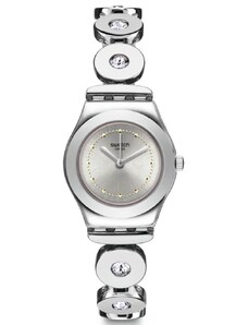 SWATCH Inspirance YSS317G Crystals Silver Stainless Steel Bracelet