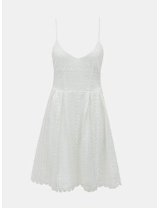 Only Λευκό Δαντελένιο Φόρεμα ΜΟΝΟ Έλενα