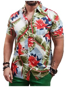 Superdry - M4010620A 9AI - Vintage Hawaiian S/S Shirt - Optic Banana Leaf - Πουκάμισο Κοντομάνικο