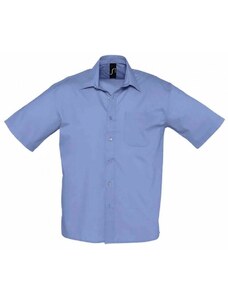 Sol's Bristol 16050 Ανδρικό πουκάμισο 65% Πολυεστέρας - 35% Βαμβάκι, Χρώμα MEDIUM BLUE-230, Μέγεθος 3XL