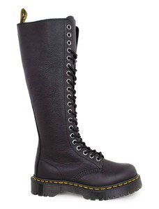DR. MARTENS 1B60 BEX LEATHER EXTRA HIGH BOOTS - ΜΑΥΡΟ