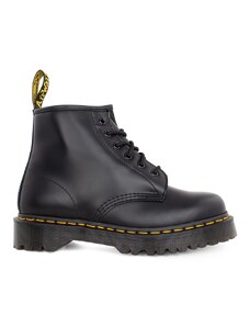 DR. MARTENS 101 BEX SMOOTH LEATHER ANKLE BOOTS - ΜΑΥΡΟ