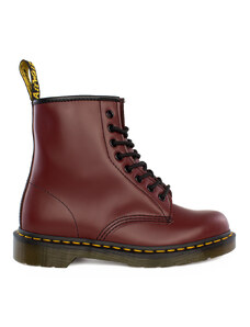 DR. MARTENS 1460 SMOOTH LEATHER LACE UP BOOTS – ΜΠΟΡΝΤΩ