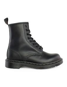 DR. MARTENS 1460 MONO SMOOTH LEATHER ANKLE BOOTS - ΜΑΥΡΟ