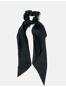 INSHOES Basic μονόχρωμα scrunchies με κορδέλα Μαύρο