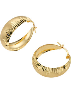 Breeze Jewellery BREEZE Σκουλαρίκια από Aνοξείδωτο ατσάλι Gold 213019.1