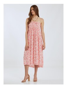 Celestino Strapless φόρεμα με βαμβάκι ροζ για Γυναίκα