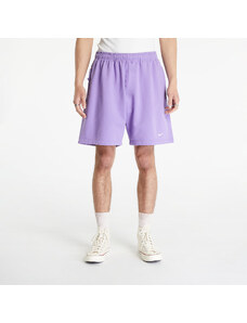 Ανδρικά σορτς Nike Solo Swoosh Men's French Terry Shorts Space Purple/ White