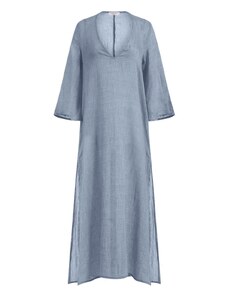 Celestino Φόρεμα καφτάνι με ανοίγματα μπλε ραφ για Γυναίκα