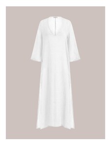 Celestino Φόρεμα καφτάνι με ανοίγματα λευκο για Γυναίκα