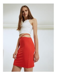 Celestino Mini φούστα με κορδόνια στο πλάι κοκκινο για Γυναίκα