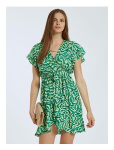 Celestino Εμπριμέ φόρεμα πρασινο για Γυναίκα