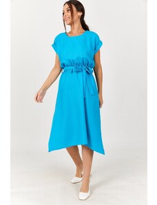 armonika φόρεμα - μπλε - ασύμμετρο