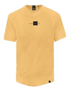 Double Ανδρικό Raglan Flama T-Shirt TS-189 - Κίτρινο - 008024