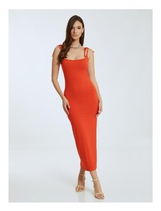 Celestino Φόρεμα με δέσιμο κοκκινο για Γυναίκα