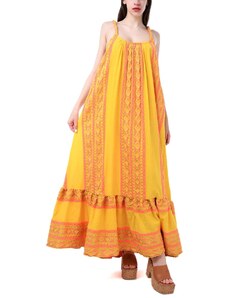 LACE Φορεμα Μ-8423 yellow