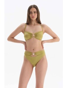 Dagi Bikini Top - Πράσινο - Απλό