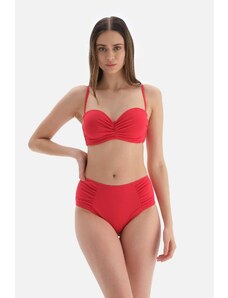 Dagi Bikini Top - Κόκκινο - Απλό