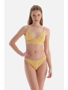 Dagi Bikini Top - Κίτρινο - Απλό