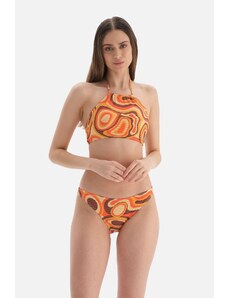 Dagi Bikini Top - Πορτοκαλί - Graphic