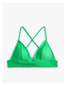 Koton Bikini Top - Πράσινο - Απλό