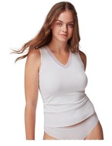gisela 1/0146 T-Shirt Αμάνικο Λευκό