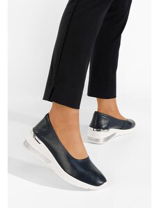 Zapatos Δερμάτινα μοκασινια γυναικεια Νειβι Morgan
