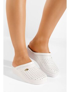 Zapatos Mules με τακουνι Milaca V2 λευκά
