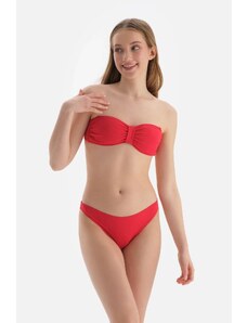 Dagi Bikini Κάτω Μέρος - Κόκκινο - Απλό
