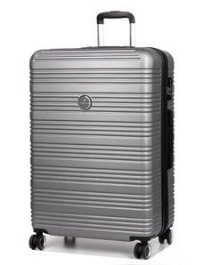 Βαλίτσα μεγάλη Worldline γκρί ABS με τέσσερις ρόδες T5XQ32 - 27923-07