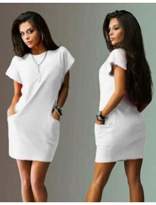 Creative Φόρεμα - κώδ. 37810 - λευκό